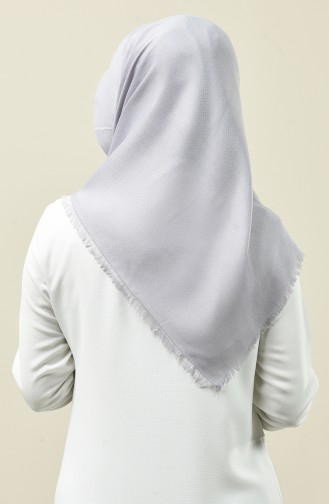 Self Patterned Cotton Scarf Gray 13164-07