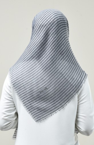 Patterned Scarf Gray 901588-11