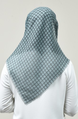 Patterned Scarf Almond green 901589-03