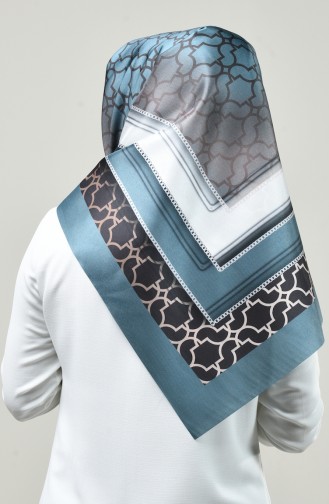 Oil Blue Hoofddoek 95327-02