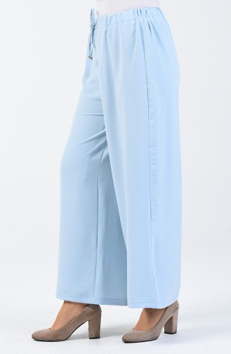 Aerobin Fabric Wide leg pants Bebe Blue 0059-06