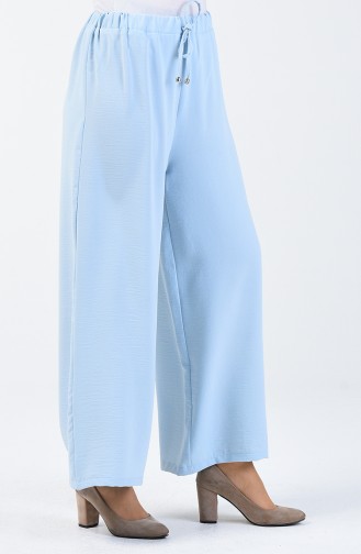 Aerobin Fabric Wide leg pants Bebe Blue 0059-06