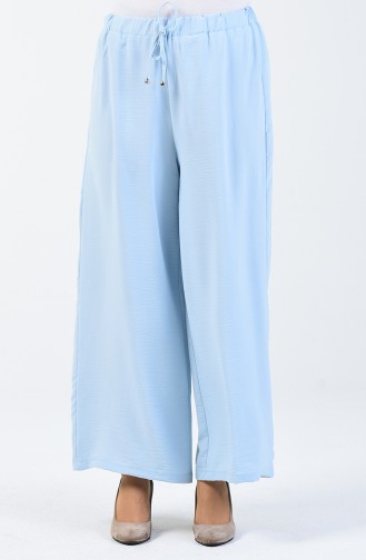 Aerobin Fabric Wide leg pants Bebe Blue 0059-06