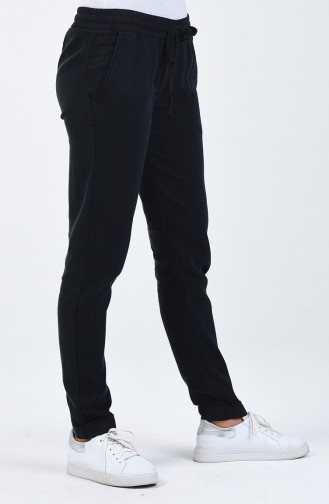 Double-crotch Skinny Pants 2005-02 Dark Navy Blue 2005-02