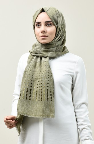 Light Khaki Green Sjaal 70147-03