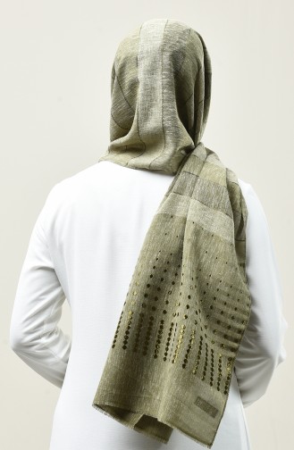 Light Khaki Green Shawl 70147-03