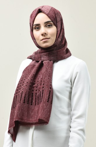 Dark Claret Red Shawl 70147-05