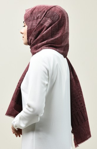 Dark Claret Red Shawl 70147-05