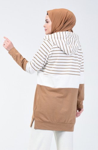 Milk Coffee Sweatshirt 0828-04