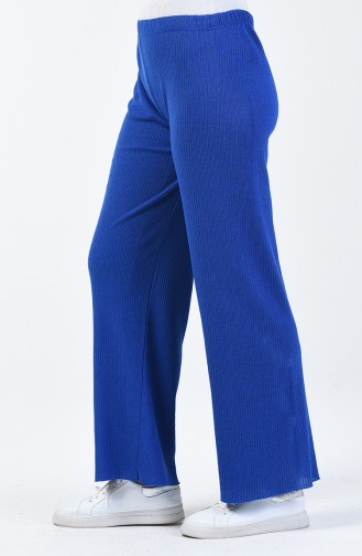 Pantalon Large Tricot 4492-19 Bleu Roi 4492-19