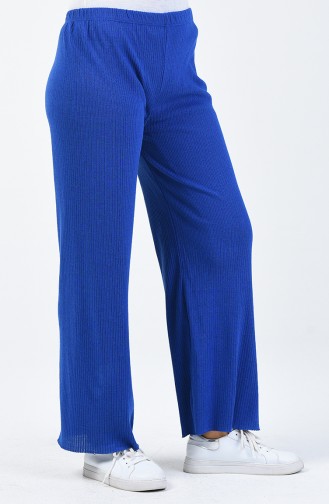 Pantalon Large Tricot 4492-19 Bleu Roi 4492-19