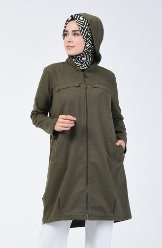 Cape mit Kapuze 2050-01 Khaki 2050-01