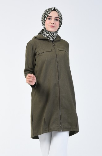 Cape mit Kapuze 2050-01 Khaki 2050-01