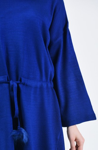Saks-Blau Pullover 1025-02