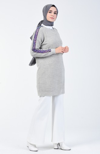 Grau Pullover 14253-01