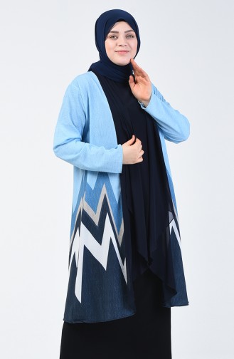 Ensemble Deux Pieces Veste Blouse 7866A-03 Bleu Marine 7866A-03