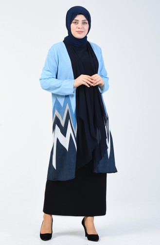 Ensemble Deux Pieces Veste Blouse 7866A-03 Bleu Marine 7866A-03