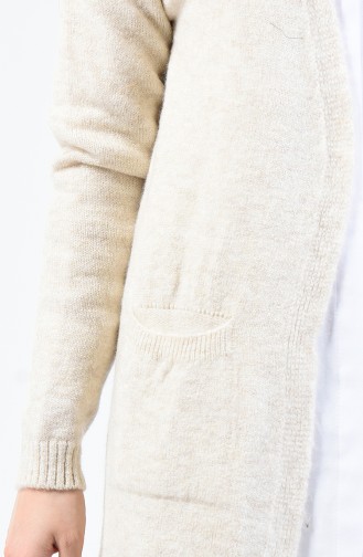 Beige Cardigans 4846-04