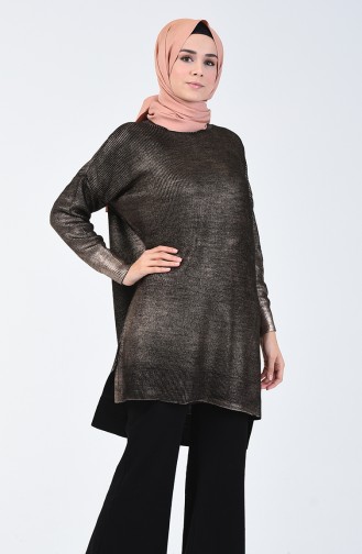 Pull Tricot 4952-01 Noir Cuivre 4952-01