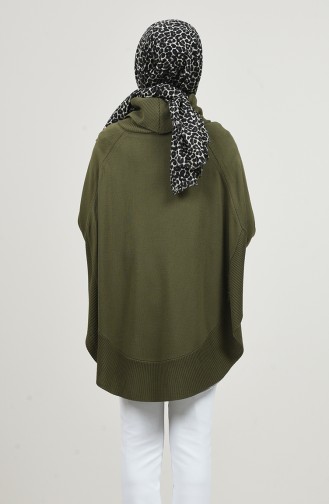 Khaki Poncho 1404-04