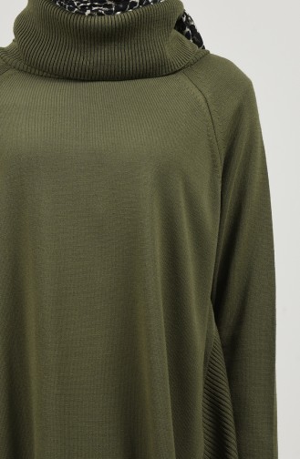 Asymmetrisches Trikot Poncho  1404-04 Khaki 1404-04