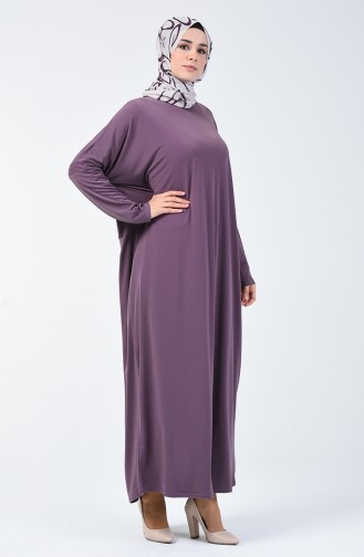 Sandy Bat Sleeve Dress Dark Lilac 8813-09