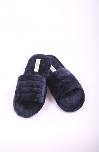 Navy Blue Woman home slippers 34-02