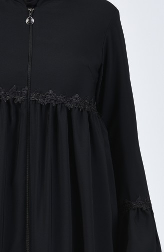 Abaya Guipure 5036-03 Noir 5036-03