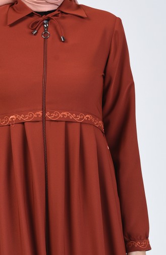 Abaya Brodée 5314-01 Tabac 5314-01