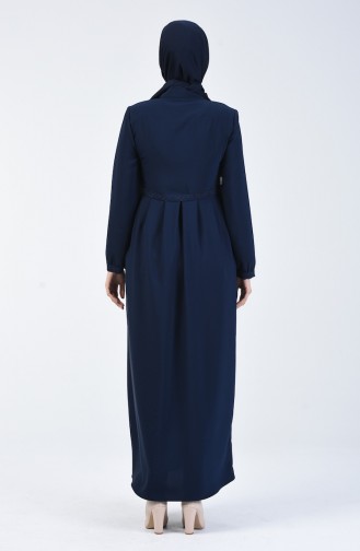 Navy Blue Abaya 5314-03