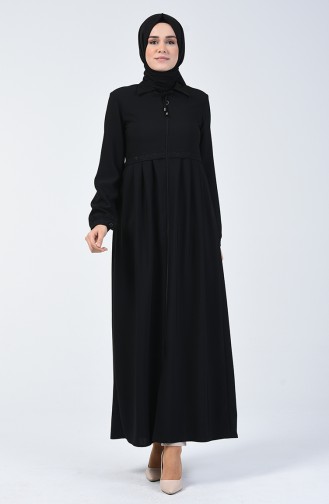 Abaya Brodée 5314-04 Noir 5314-04