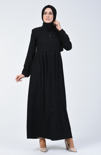 Abaya Brodée 5314-04 Noir 5314-04