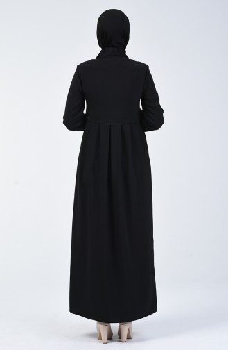 Abaya Brodée 5314-04 Noir 5314-04