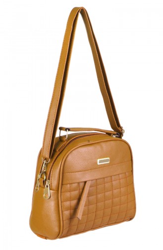 Women´s Shoulder Bag Brown Tobacco 3014-04