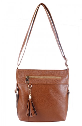 Tobacco Brown Shoulder Bag 3015-04