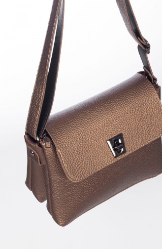 Women´s Cross Shoulder Bag Gold 3017-09