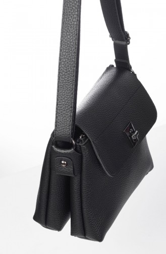 Women´s Cross Shoulder Bag Black 3017K-01