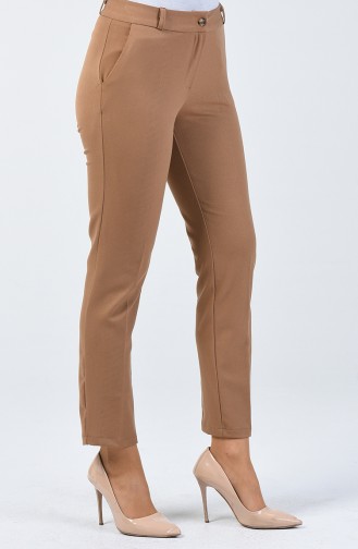 Klasik Düz Paça Pantolon 3114PNT-03 Camel