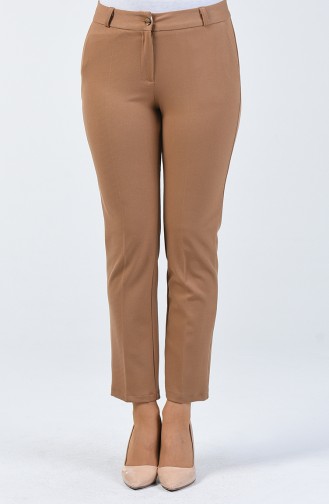 Klasik Düz Paça Pantolon 3114PNT-03 Camel