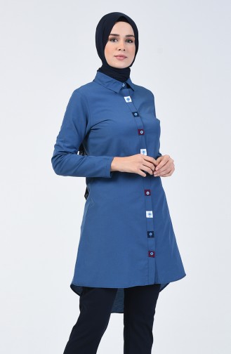 Light Navy Blue Tunics 6437-02