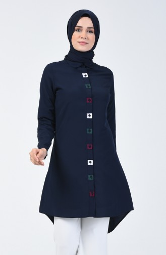 Navy Blue Tunics 6437-06