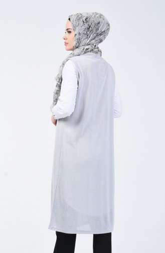 Gilet Long 7985-02 Gris 7985-02