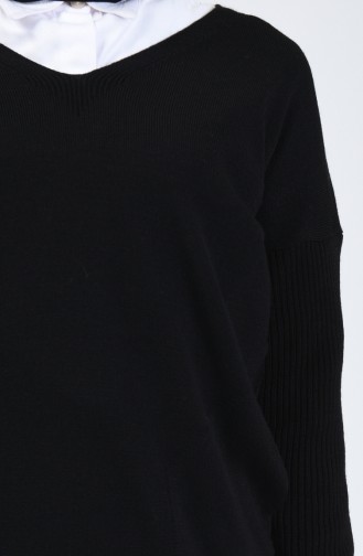 Schwarz Pullover 0510-05