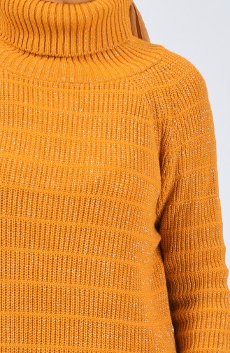 Tricot Silvery Sweater Mustard 5021-01