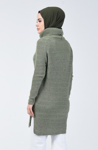 Tricot Silvery Sweater Almond green 5021-02