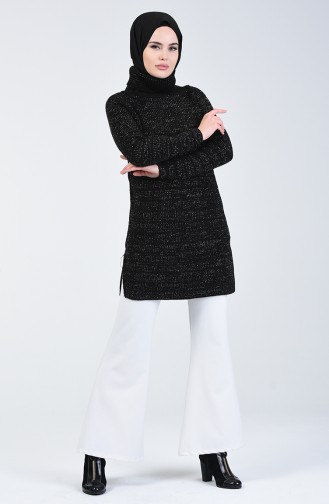 Tricot Silvery Sweater Black 5021-03