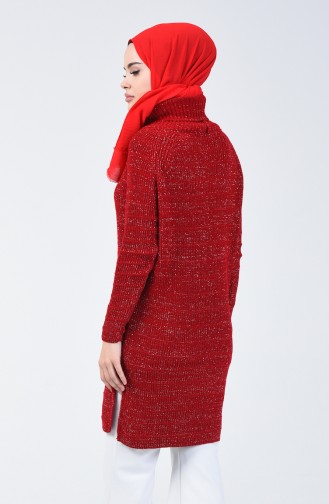 Tricot Silvery Sweater Red 5021-06