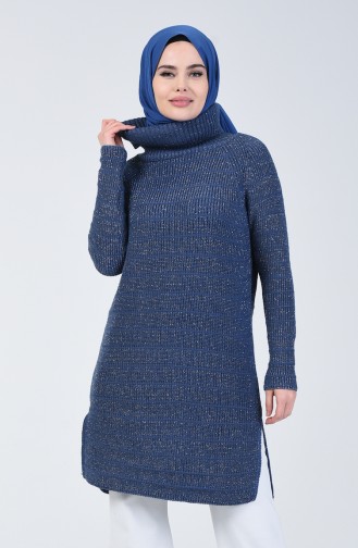 Tricot Silvery Sweater Indigo 5021-08