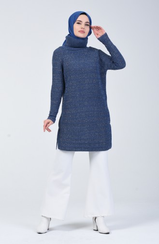 Tricot Silvery Sweater Indigo 5021-08