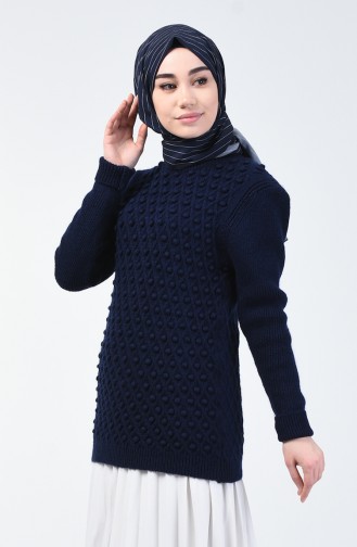 Navy Blue Sweater 7053-11